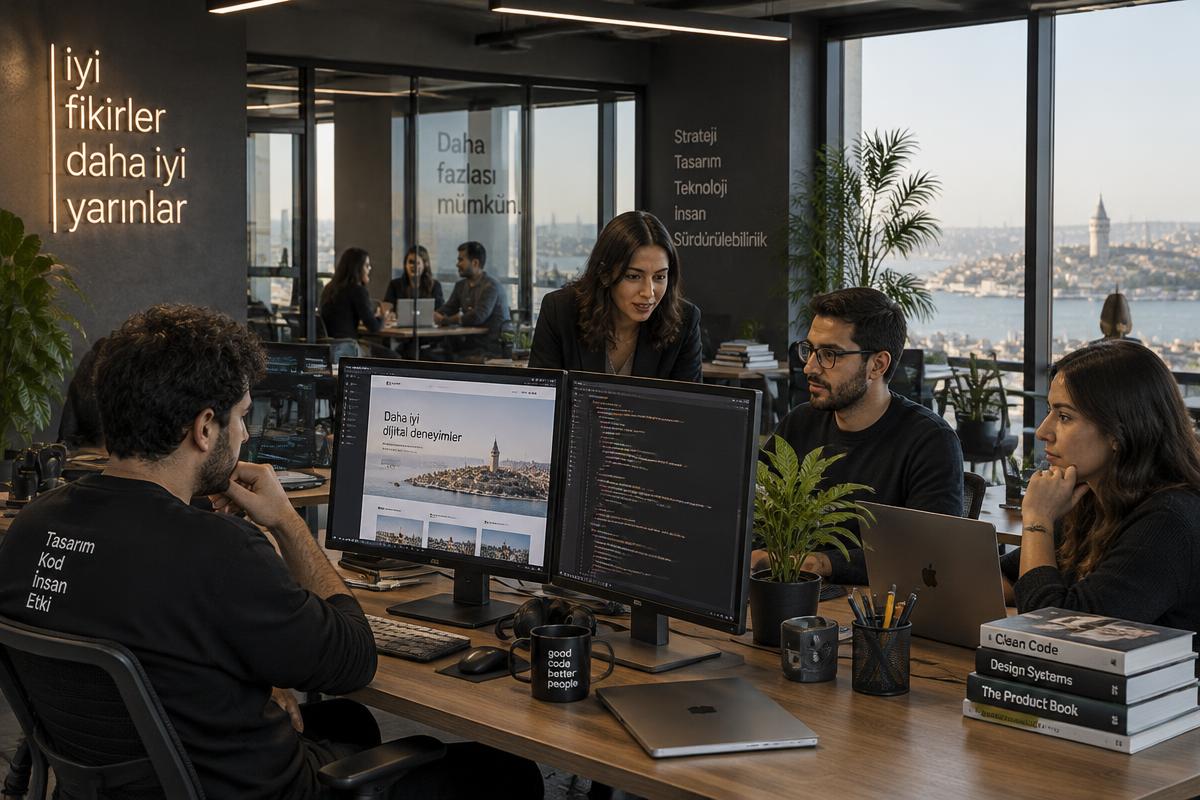 BinBirSoft ekibi İstanbul ofisinde çalışıyor